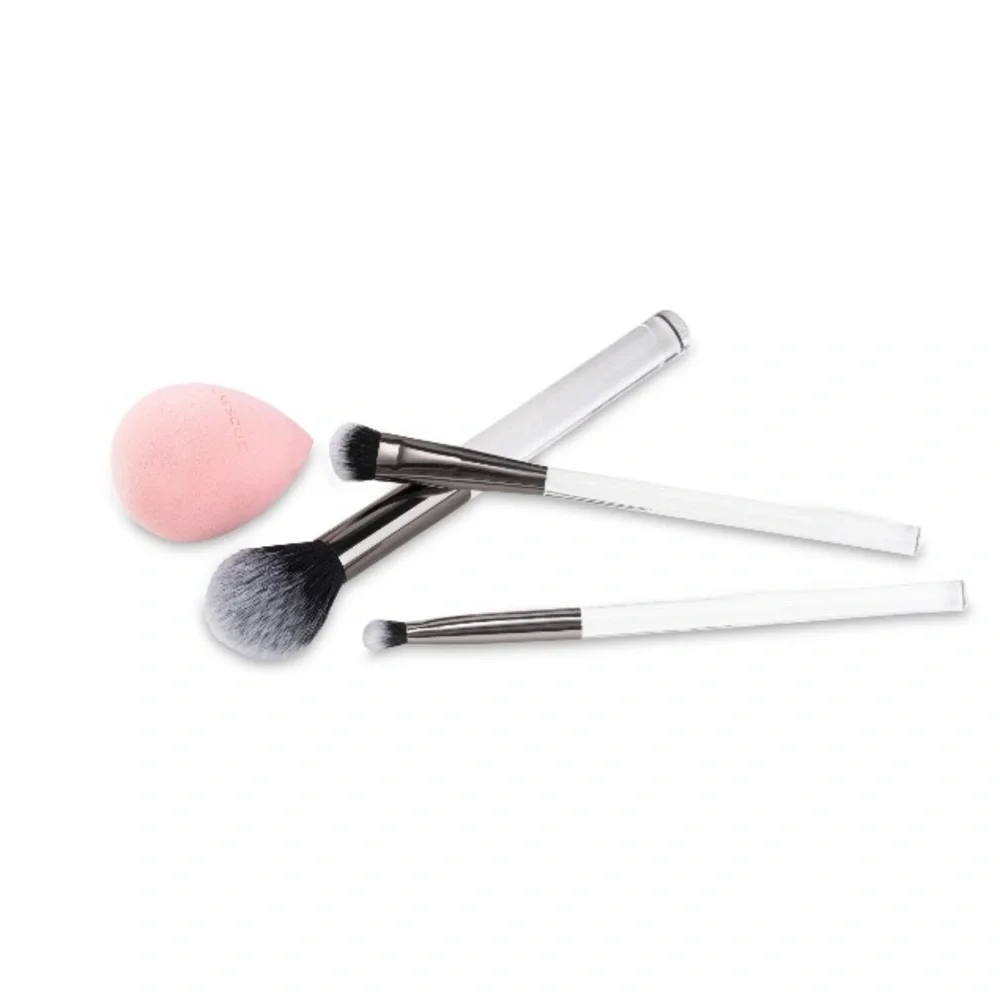 Japonesque Ultimate Blending Brush & Beauty Sponge Set NIB Makeup Tools